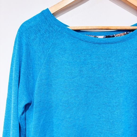 SIMONS Turquoise sweater with pineapple - Picture 3 of 8